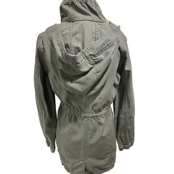 Small Cotton on Outerwear Army Green Hooded Field Jacket - Picture 7 of 9